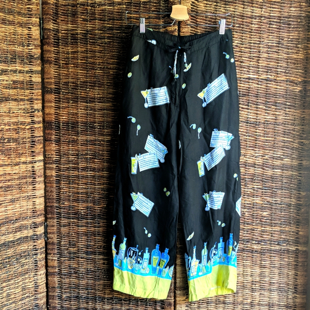 HOLLY LANE "Cocktail" Drawstring Pants